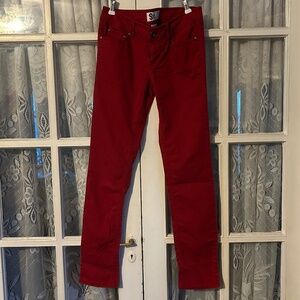 😉Bundle Days😉 Women’s Juniors SO Red Pants Dress Trousers Size 7 Straight Leg
